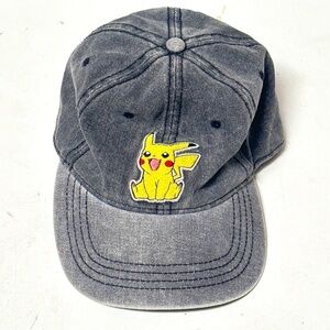 Nintendo Pokemon Pikachu Adjustable Jean Hat Cap